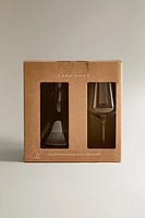 SET OF BOHEMIA CRYSTAL GLASSWARE