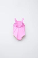 2-6 ANS/ MAILLOT DE BAIN CERISES AU CROCHET