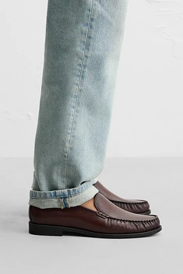 LEATHER DRESS LOAFERS