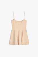 JEWEL VOLUME SHORT DRESS