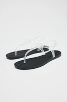 SANDALES BRIDES VINYLE