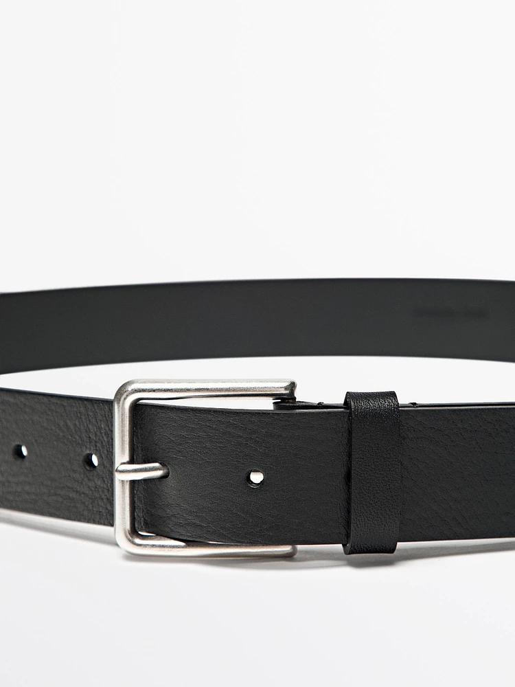 Ceinture en cuir nappa