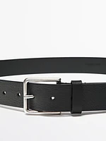 Ceinture en cuir nappa