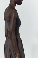 TOP BANDEAU À ZIP
