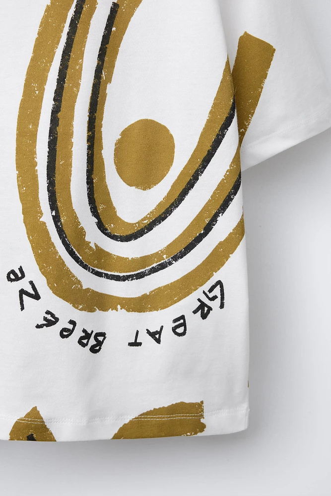 T-SHIRT À IMPRIMÉ PALMIERS