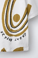 T-SHIRT À IMPRIMÉ PALMIERS