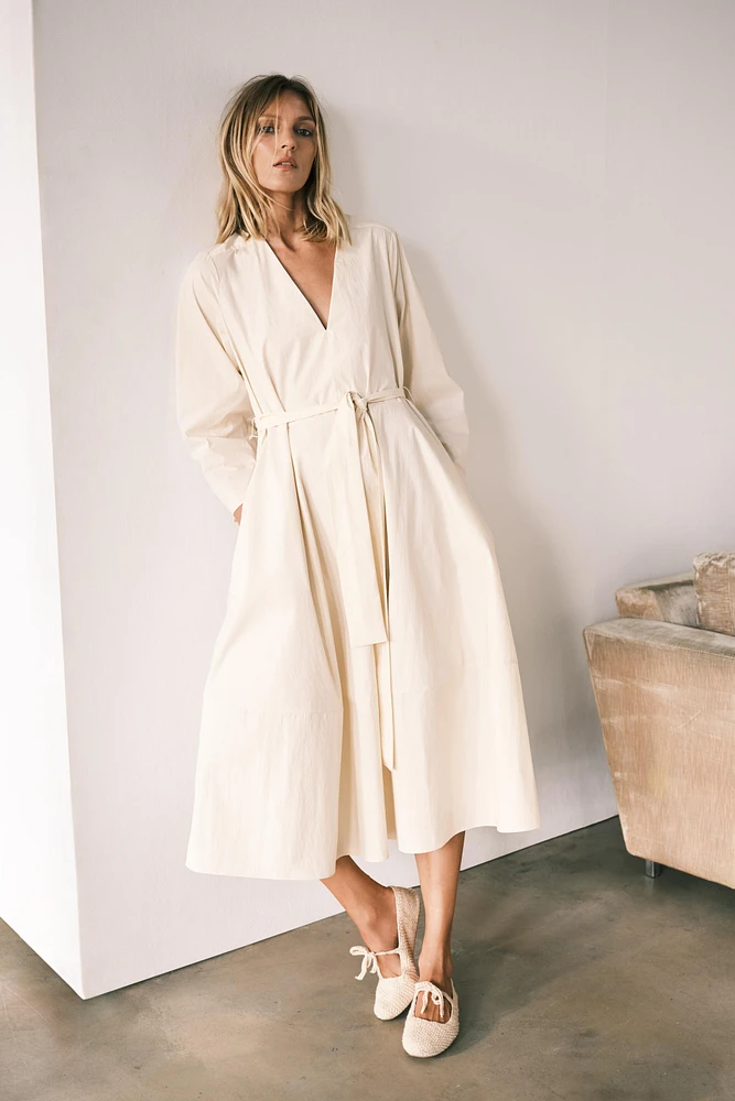 ROBE MIDI CEINTURE ZW COLLECTION