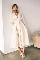 ROBE MIDI CEINTURE ZW COLLECTION