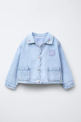 VESTE EN DENIM BRODÉ