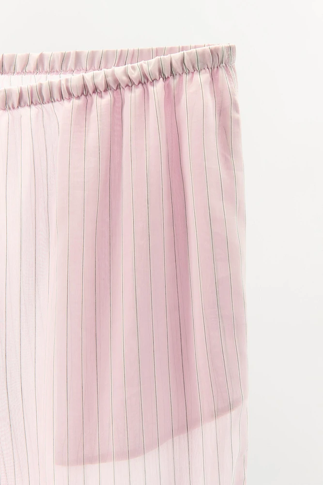 STRIPED PAJAMA PANTS