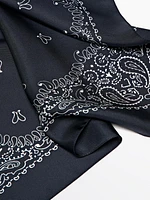 Paisley print 100% silk bandana