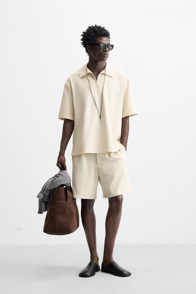 COMFORT ZIP POLO SHIRT