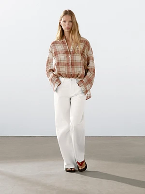 Tejan trousers with texture detail