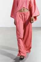 LINEN PALAZZO PANTS