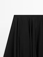 Flowing short skirt with flounce - Limited Edition