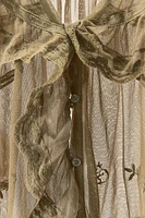 TOP TULLE BRODÉ À VOLANTS