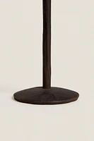 FACETED METAL CANDLESTICK