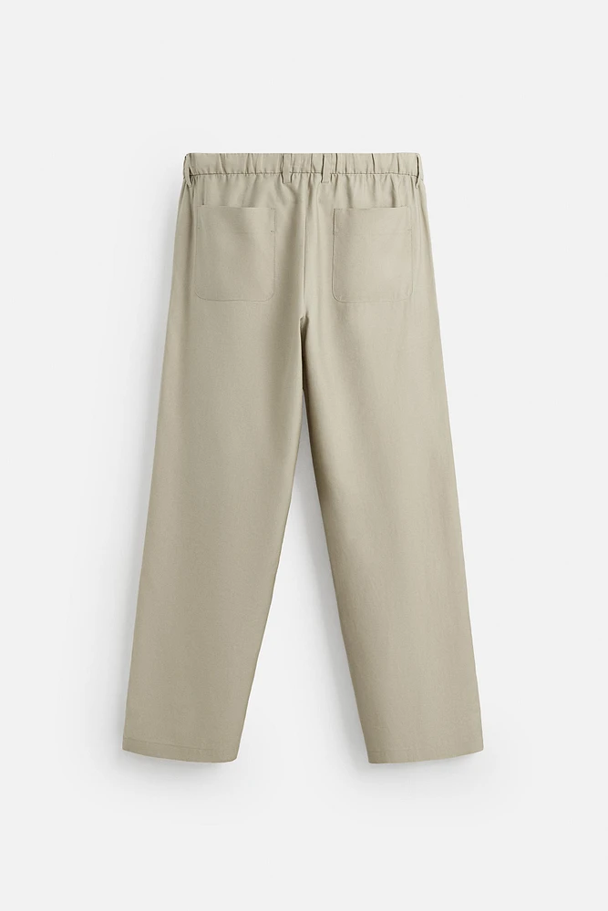 PANTALON EN MÉLANGE DE LYOCELL