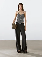 Top en maille 100 % coton