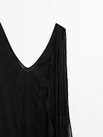 Long flowing pleated dress - Limited Edition
