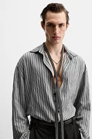 VISCOSE BLEND STRIPED SHIRT