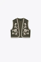 EMBROIDERED VEST