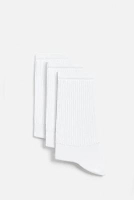 LOT DE TROIS PAIRES CHAUSSETTES RIB