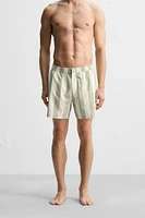 MAILLOT DE BAIN CLASSIQUE À RAYURES