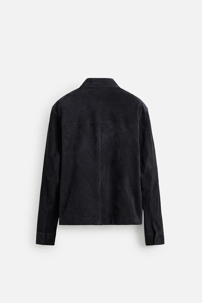 SUEDE LEATHER JACKET