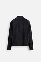 SUEDE LEATHER JACKET