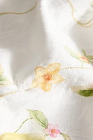 NAPPE COTON JACQUARD POIRES