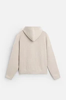 STRUCTURED KNIT TEXTURED JACKET