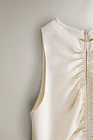 CHEMISE DE NUIT SOIE FRONCÉE