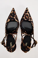 LEOPARD SLING BACK HEELS