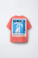T-SHIRT IMPRIMÉ PALMIER
