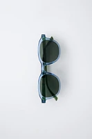 LUNETTES DE SOLEIL MONTURE TRANSPARENTE
