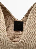 Sac cabas en raphia