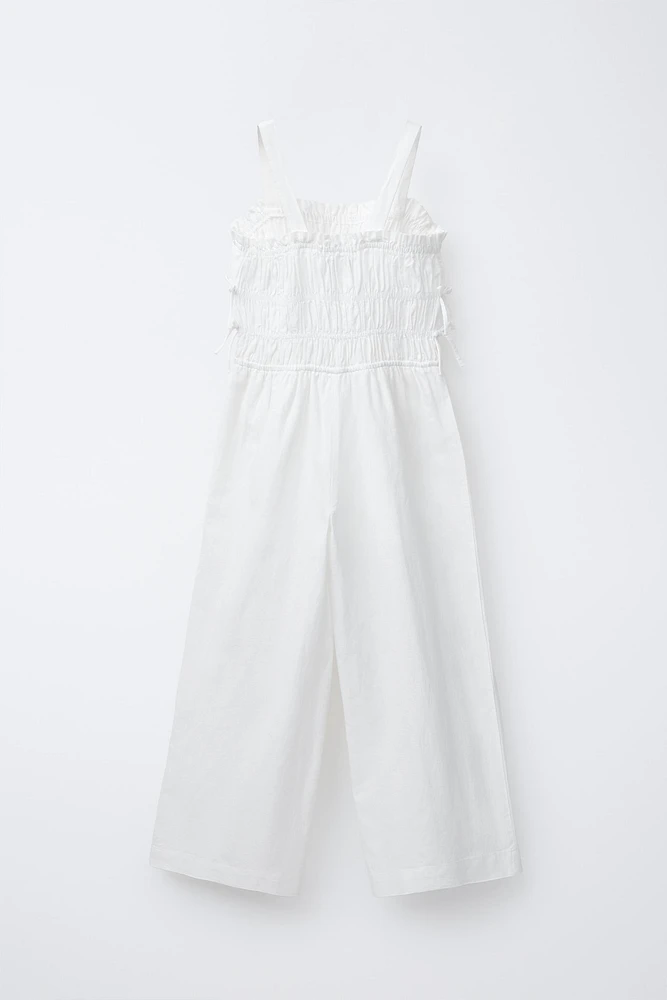COMBINAISON LONGUE LACETS AVEC LIN