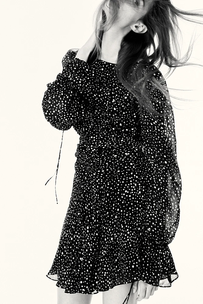 ZW COLLECTION POLKA DOT MINI DRESS