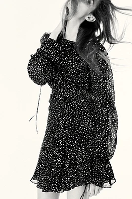 ZW COLLECTION POLKA DOT MINI DRESS