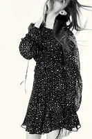 ZW COLLECTION POLKA DOT MINI DRESS