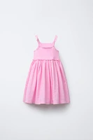 ROBE EN MATIÈRES VARIÉES RIB À TEXTURE