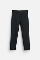 TEXTURED STRETCH PANTS
