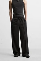 RELAXED FIT PANTS WITH STRIPE