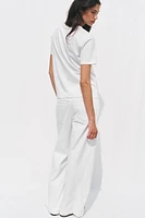 METALLIC PRINT T-SHIRT