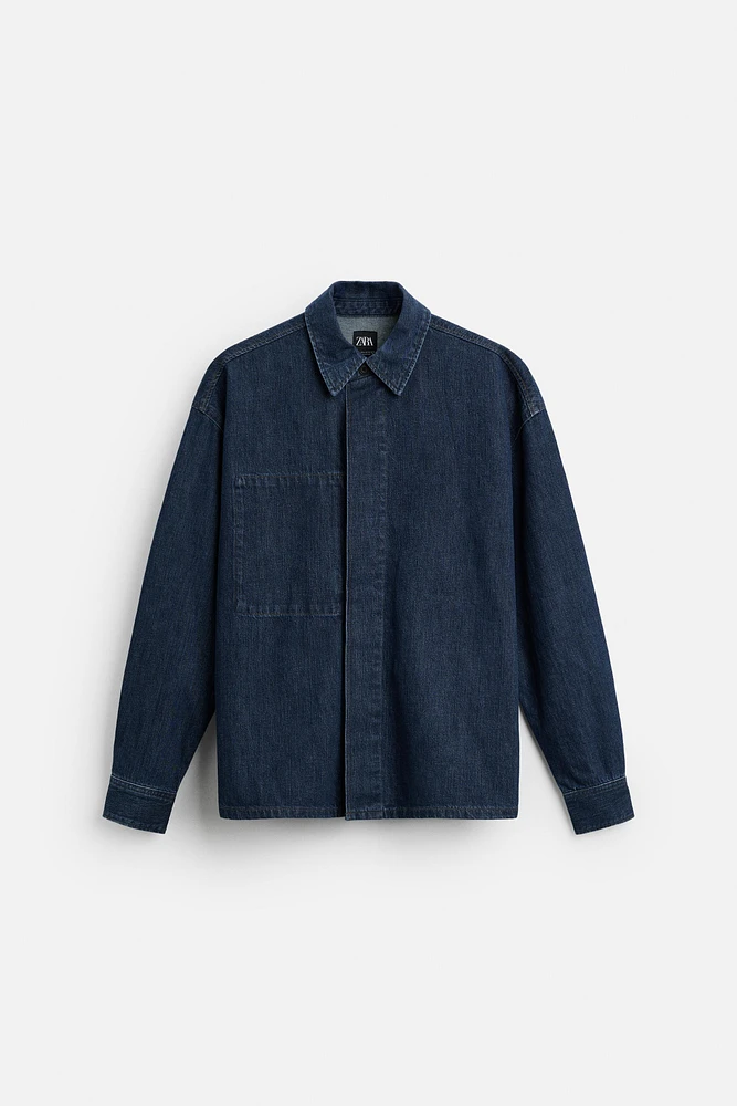 DENIM OVERSHIRT