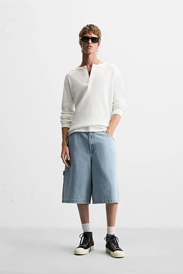 BERMUDA EN DENIM OVERSIZE