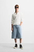BERMUDA EN DENIM OVERSIZE