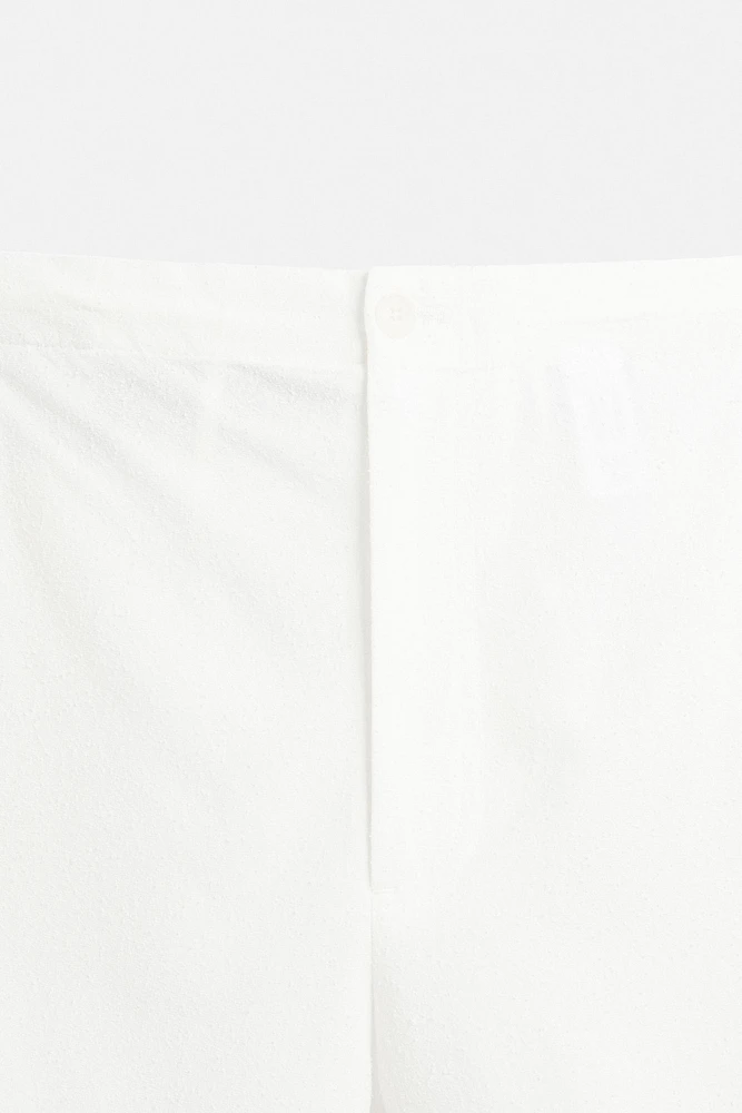BERMUDA TEXTURÉ BOUCLÉ