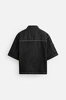 DENIM SHIRT WITH POCKETS